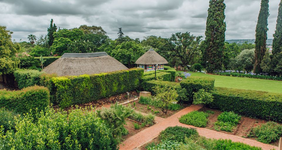 Landscaped commercial garden beds